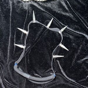 Silver Spike Headband